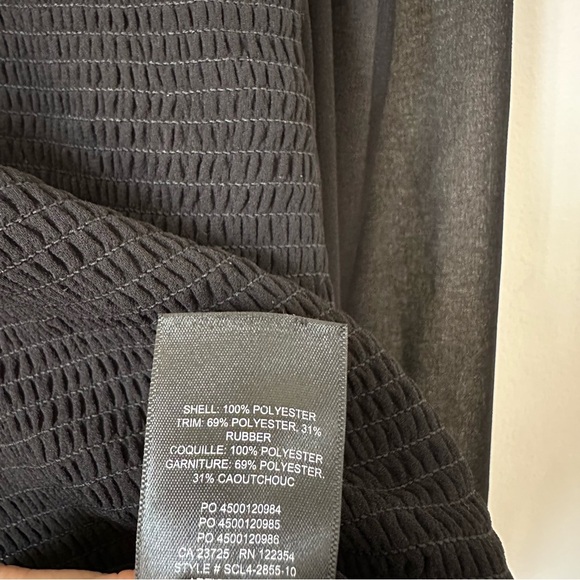 Aritzia Wilfred Tempest Long Sleeve Black Blouse Size Small - Picture 9 of 9